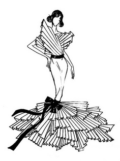 昔忆(服装设计稿图)